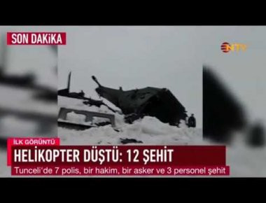 Νέο συγκλονιστικό βίντεο από το ελικόπτερο που συνετρίβη στην Τουρκία